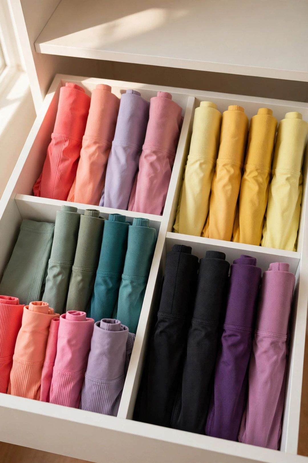 Activewear Organization: 10 Drawer & Bin Systems for Leggings and Gym Gear