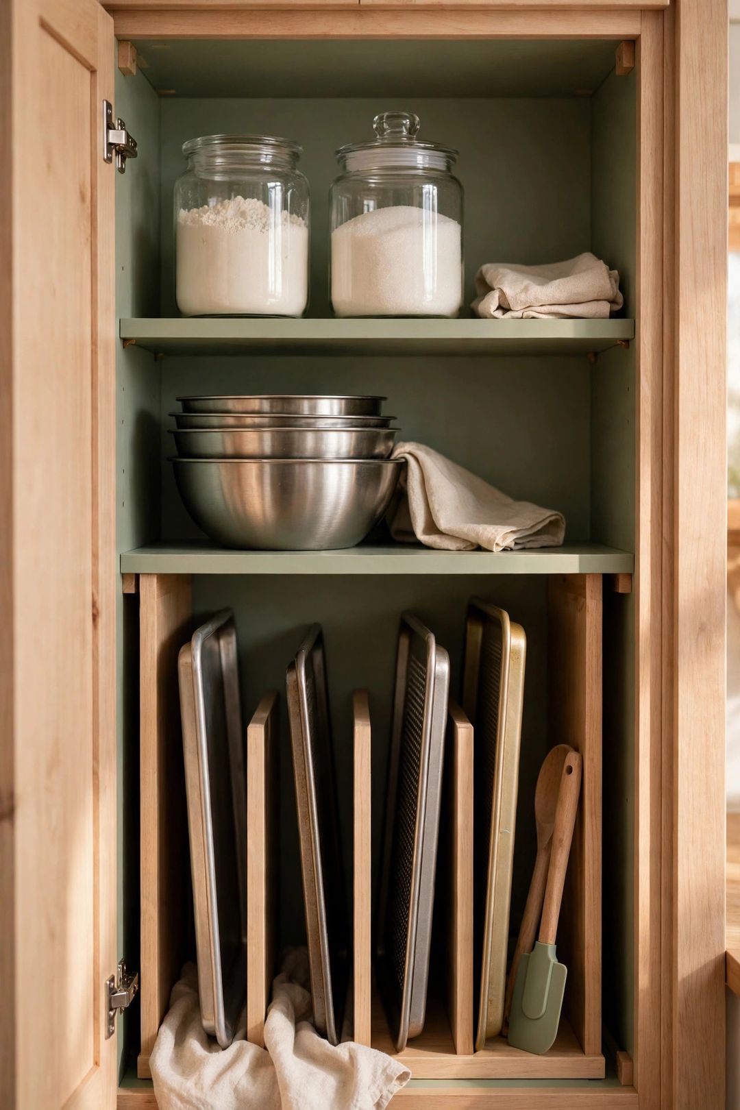 Baking Supplies in a Small Kitchen: 13 Storage Ideas That Fit