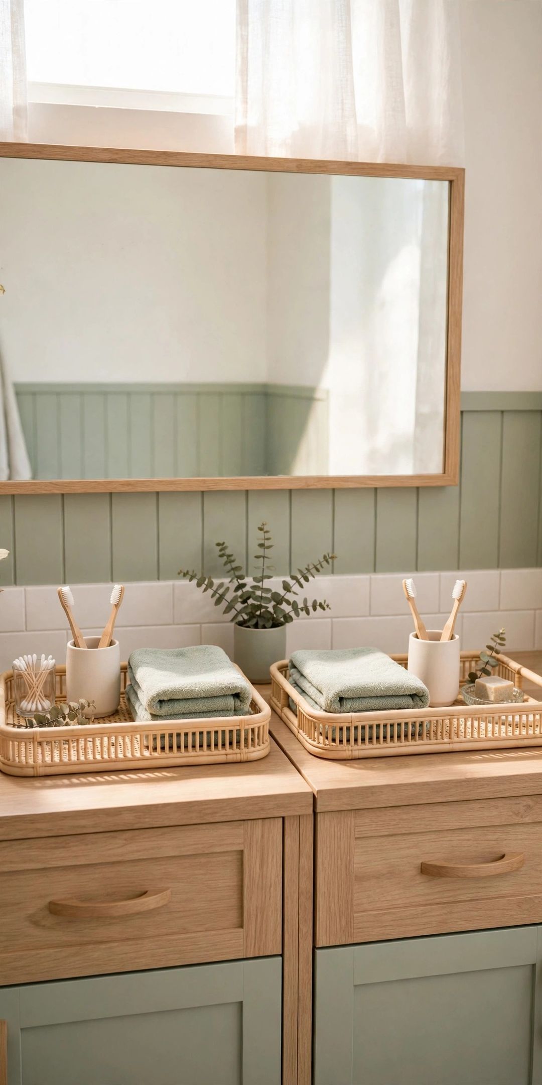 Two People, One Small Bathroom: 10 His-and-Hers Storage Rules