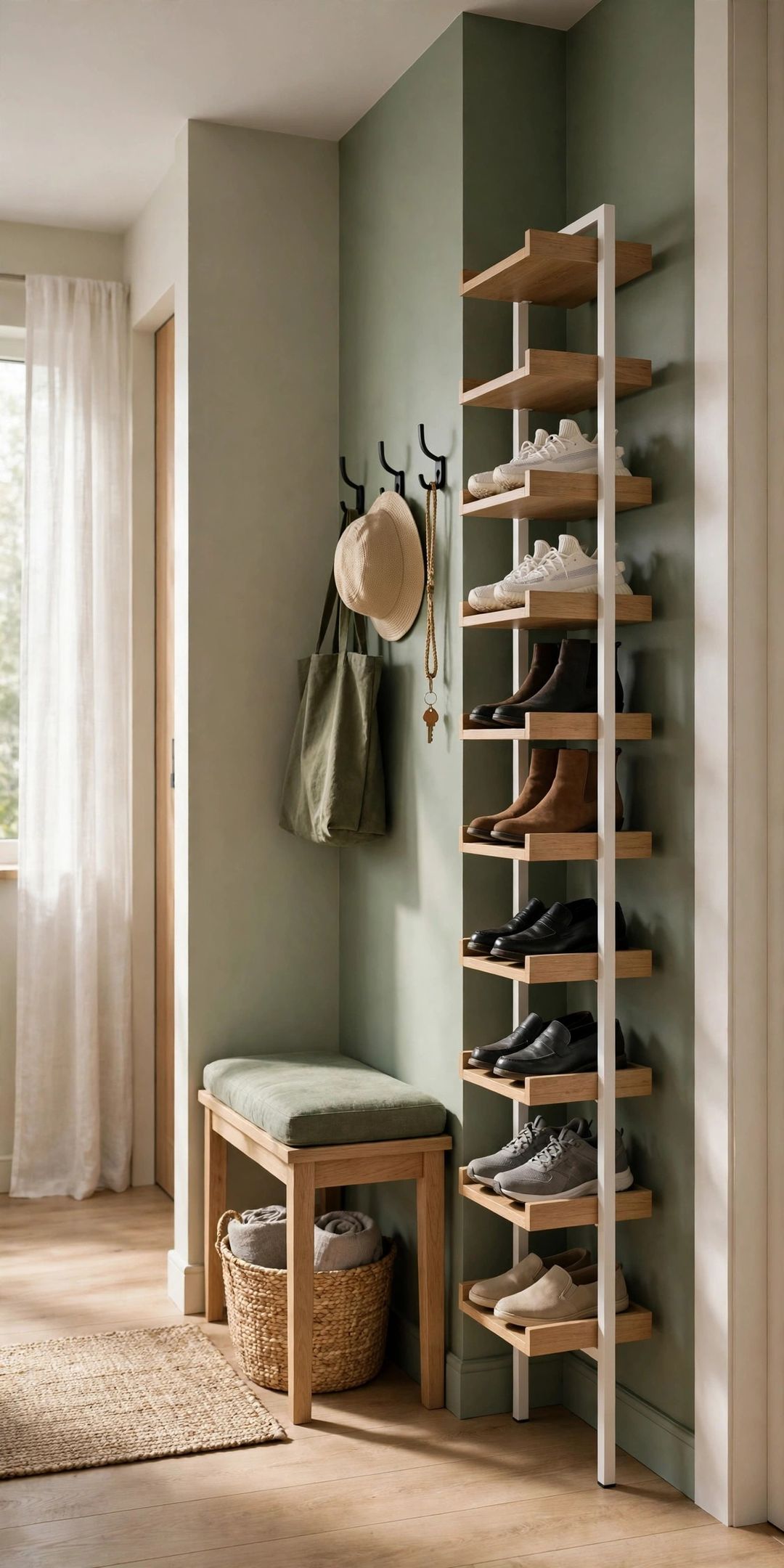 8 Best Vertical Shoe Racks for Narrow Entryways