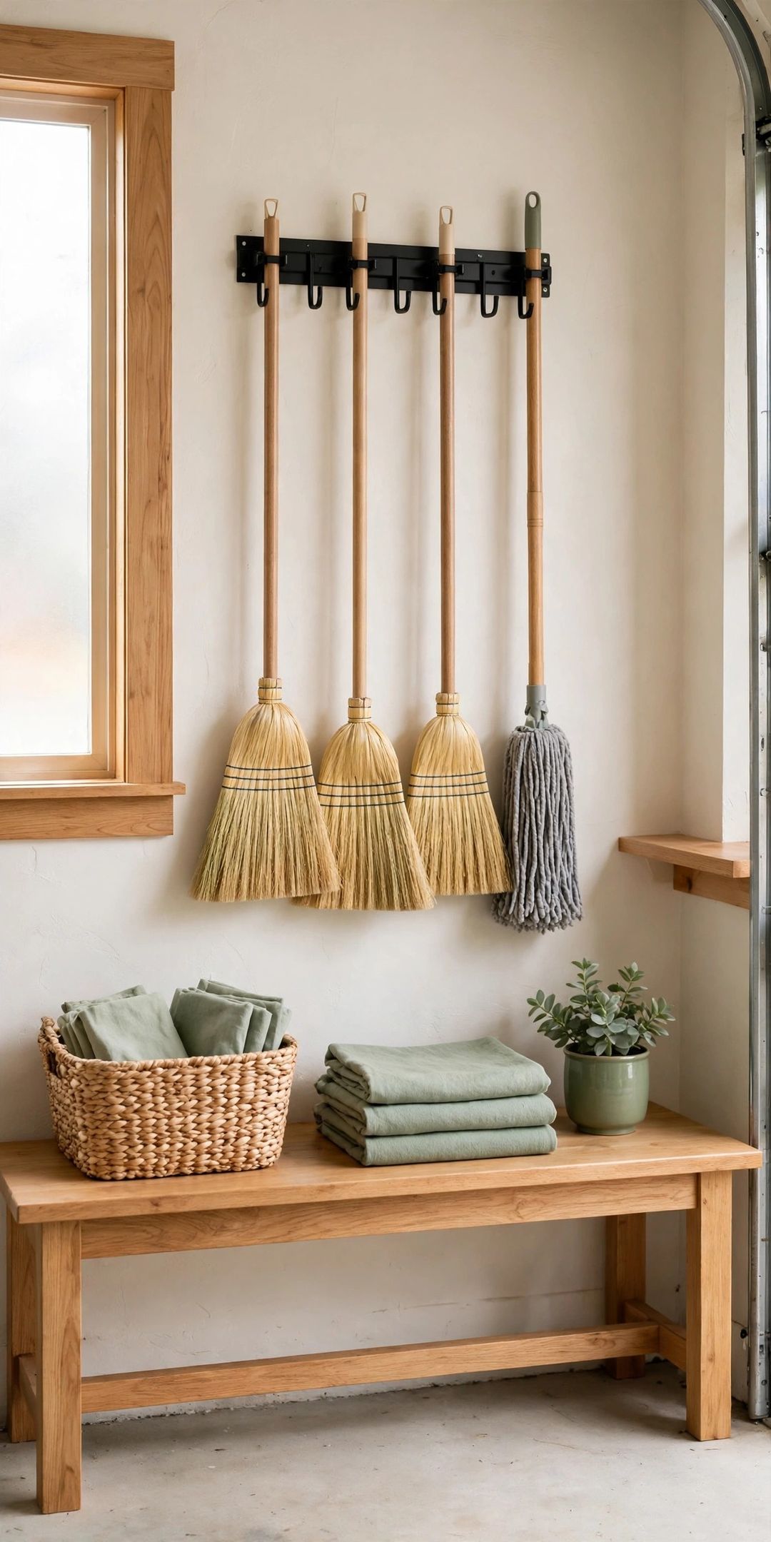 7 Best Broom & Mop Holders That Clear the Cleaning Closet Floor