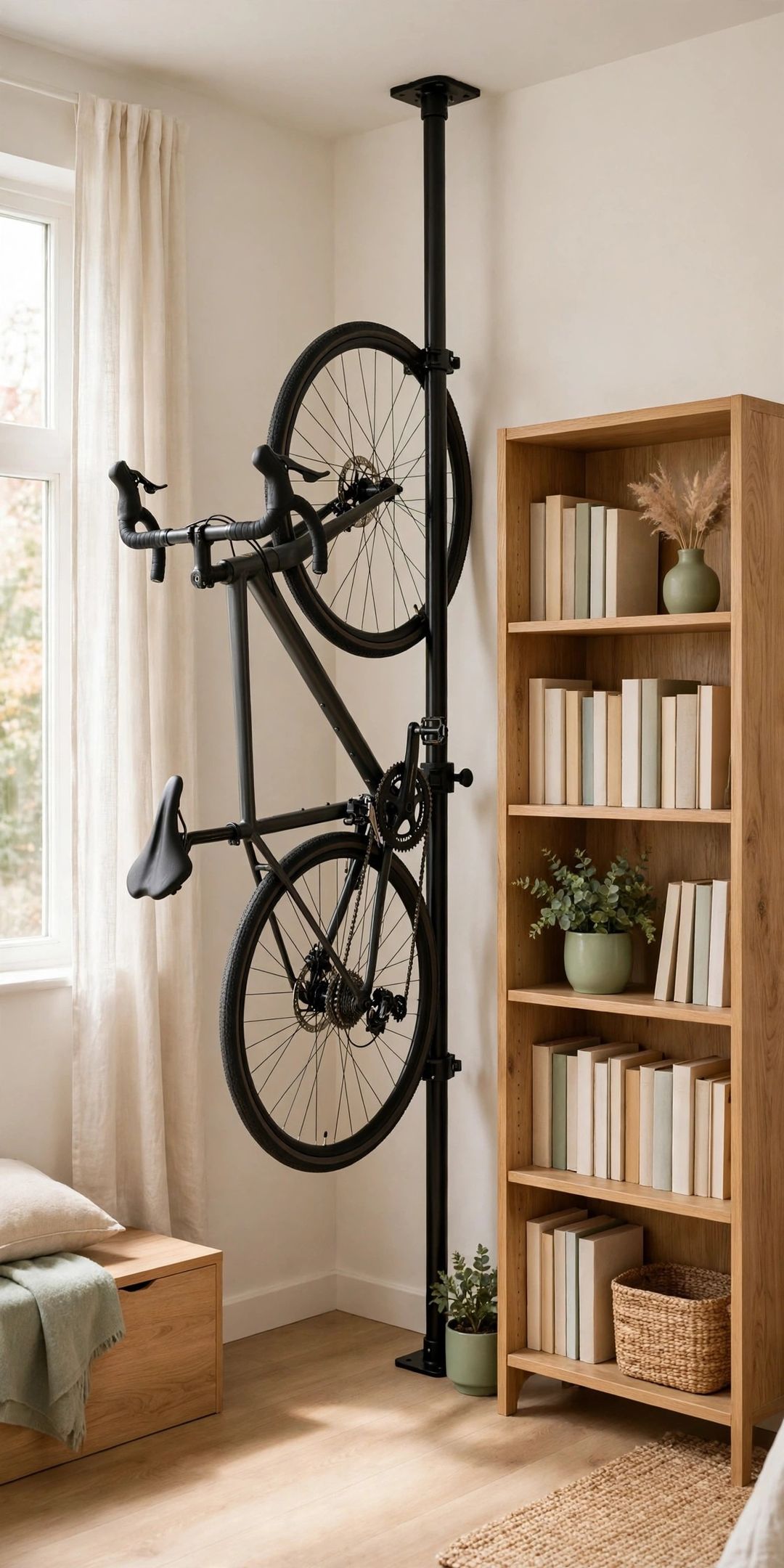 8 Bike Storage Ideas for Small Apartments (Walls, Ceilings, Corners)