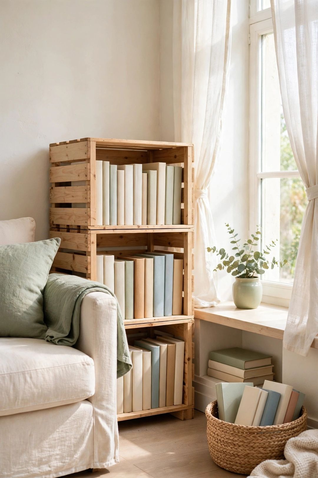 12 Book Storage Ideas for Small Homes With No Bookshelf Space