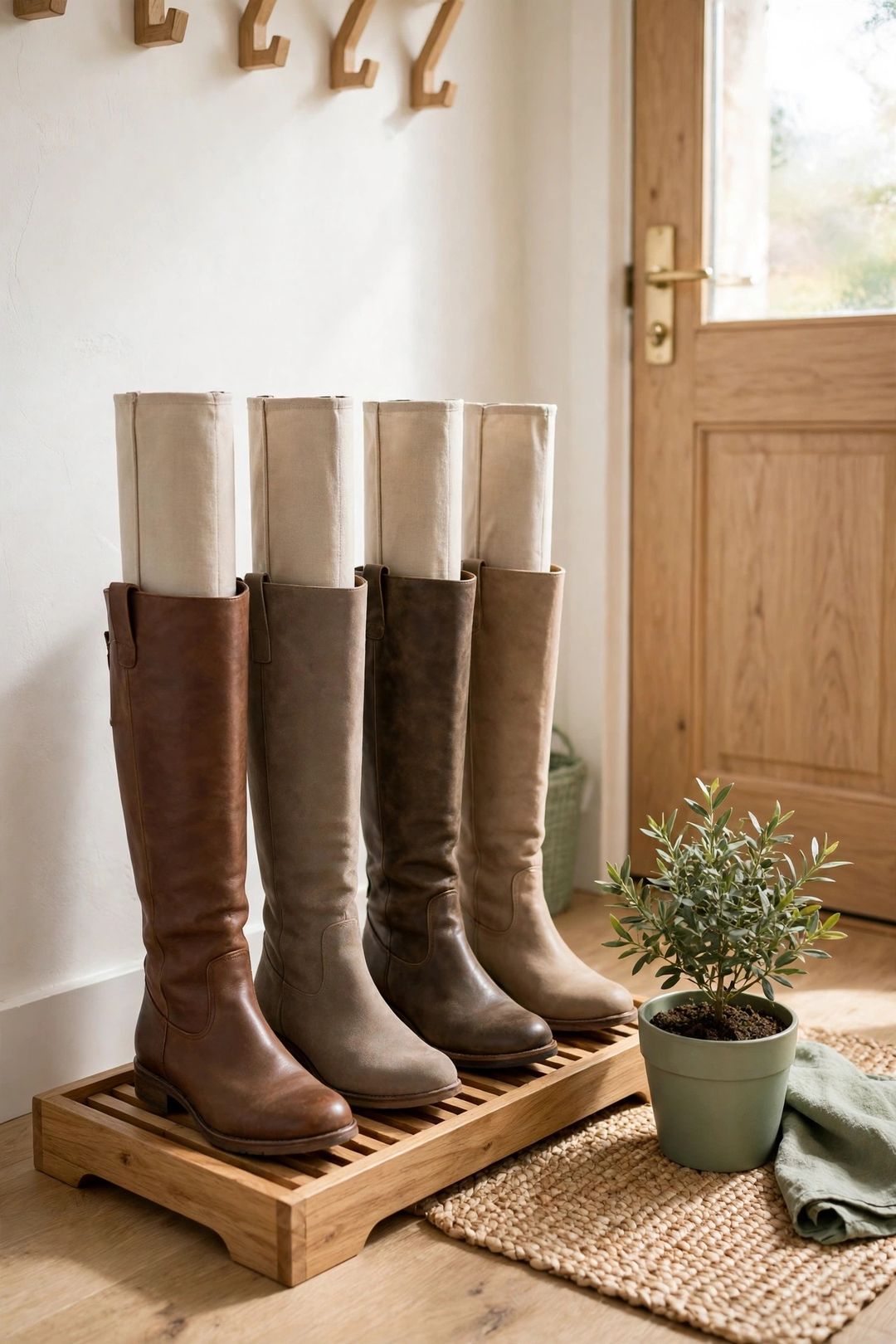 12 Boot Storage Ideas for Entryways & Closets (Tall Boots Included)