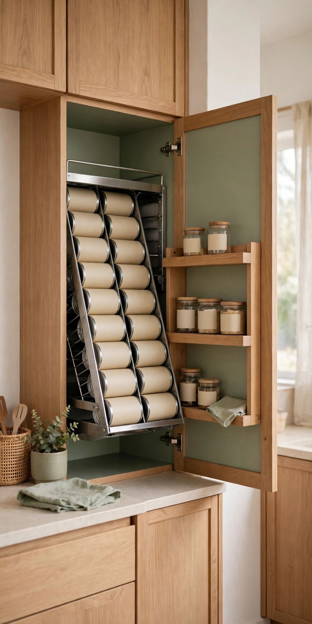 12 Can Storage Ideas for Kitchens With No Pantry