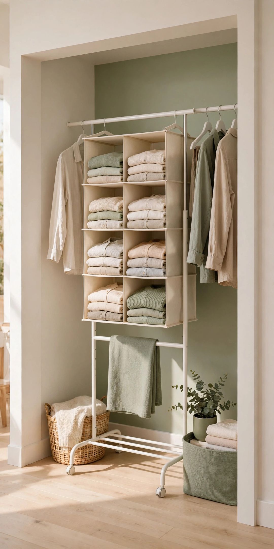 19 Closet Organization Ideas for Closets With No Shelves