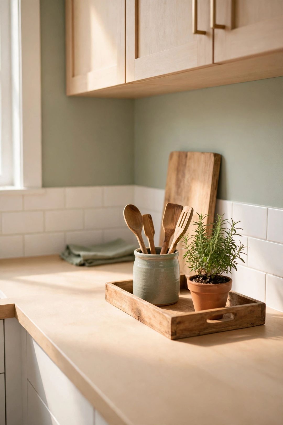 16 Countertop Declutter Ideas: Clear Counters in a Small Kitchen