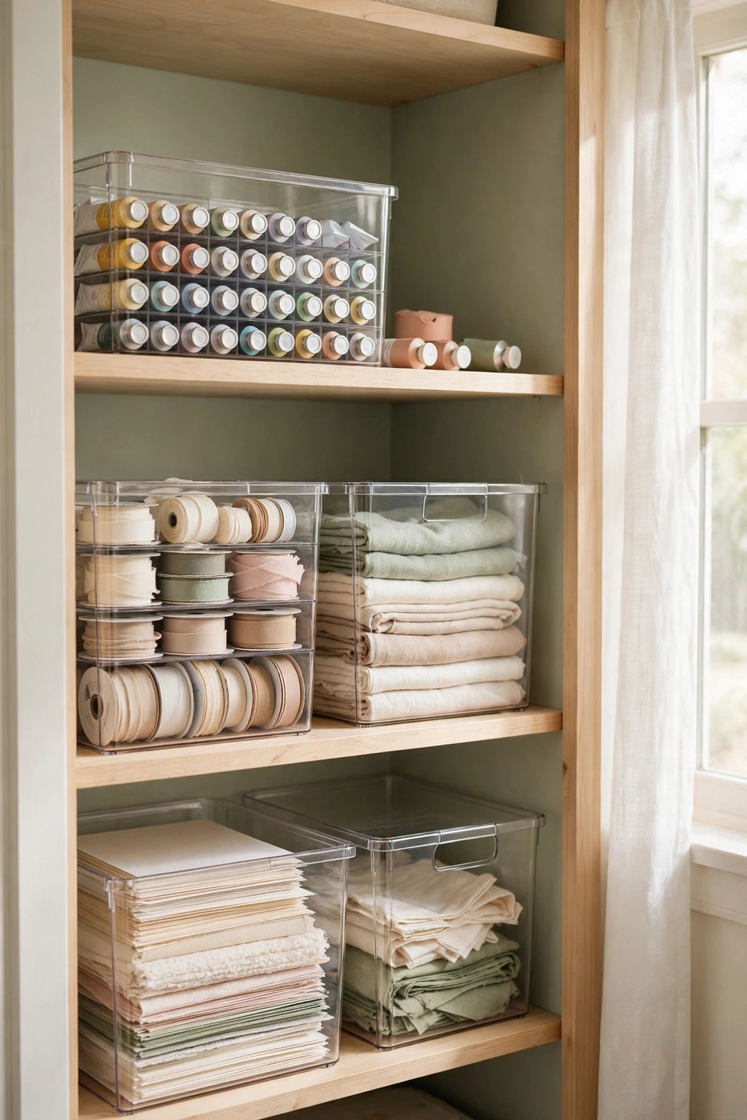 13 Craft Supply Storage Ideas That Fit in One Closet or Cart