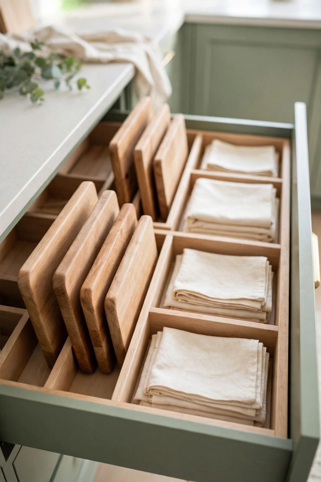 10 Cutting Board Storage Ideas for Counters, Doors & Drawers