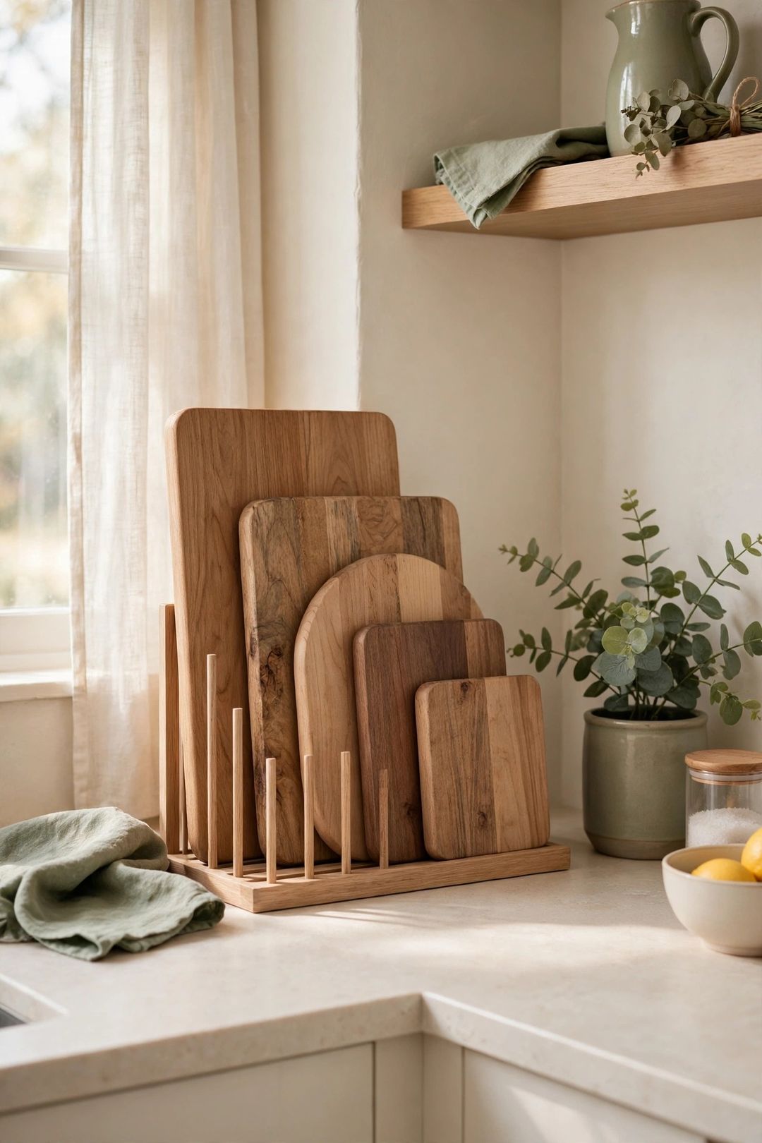 10 Cutting Board Storage Ideas for Counters, Doors & Drawers