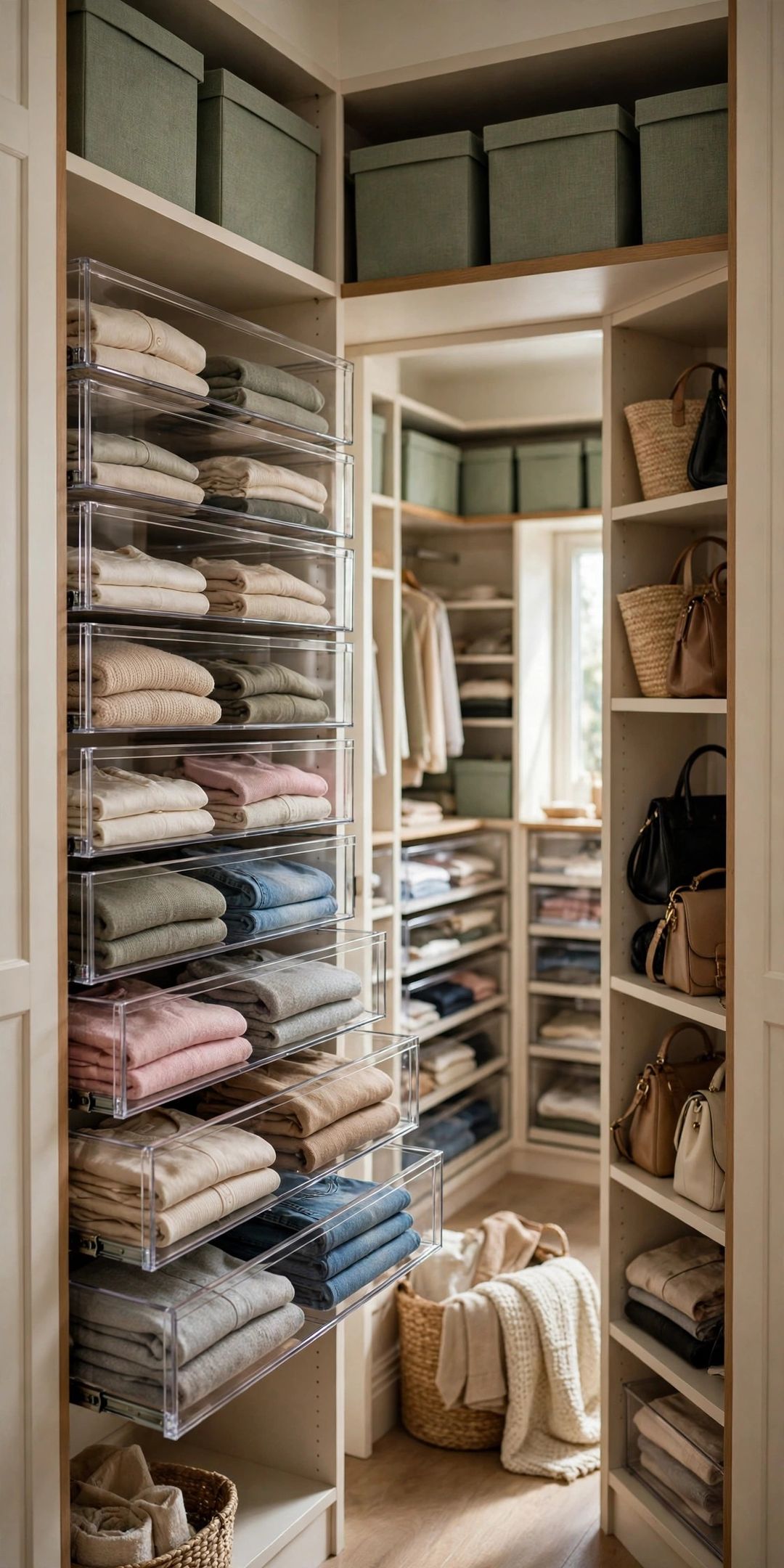 Deep Closet Shelves: 10 Pull-Out & Bin Systems So Nothing Hides