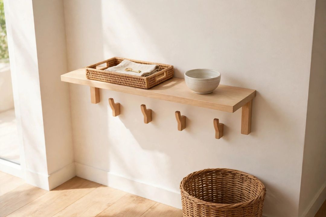 10 Entryway Drop Zone Ideas: One Tray, One Hook, One Basket