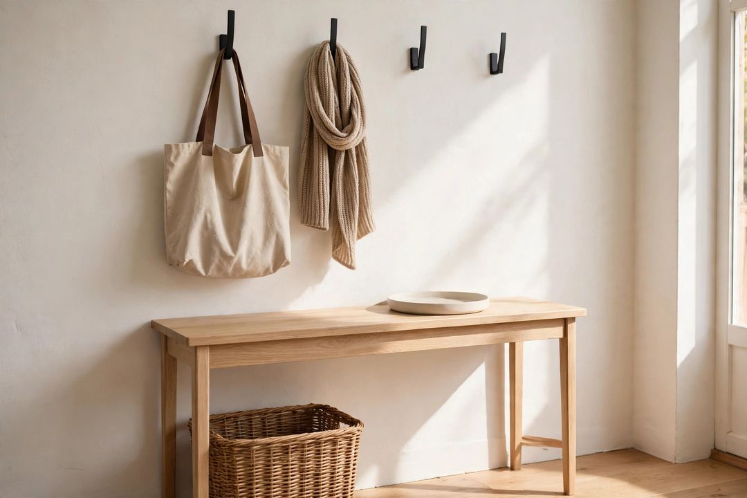 10 Entryway Drop Zone Ideas: One Tray, One Hook, One Basket