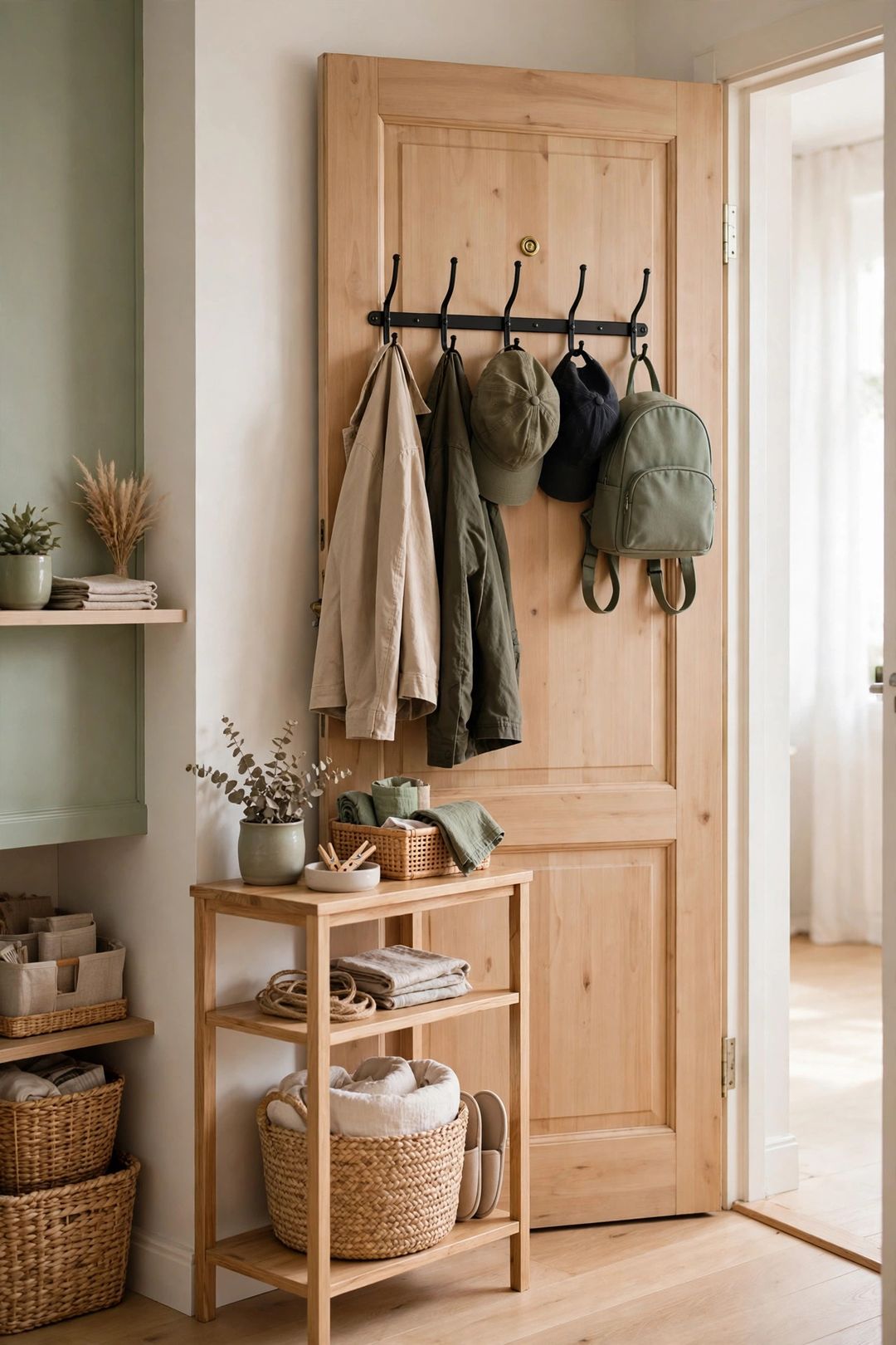 9 Entryway Organization Ideas for Apartments With No Coat Closet