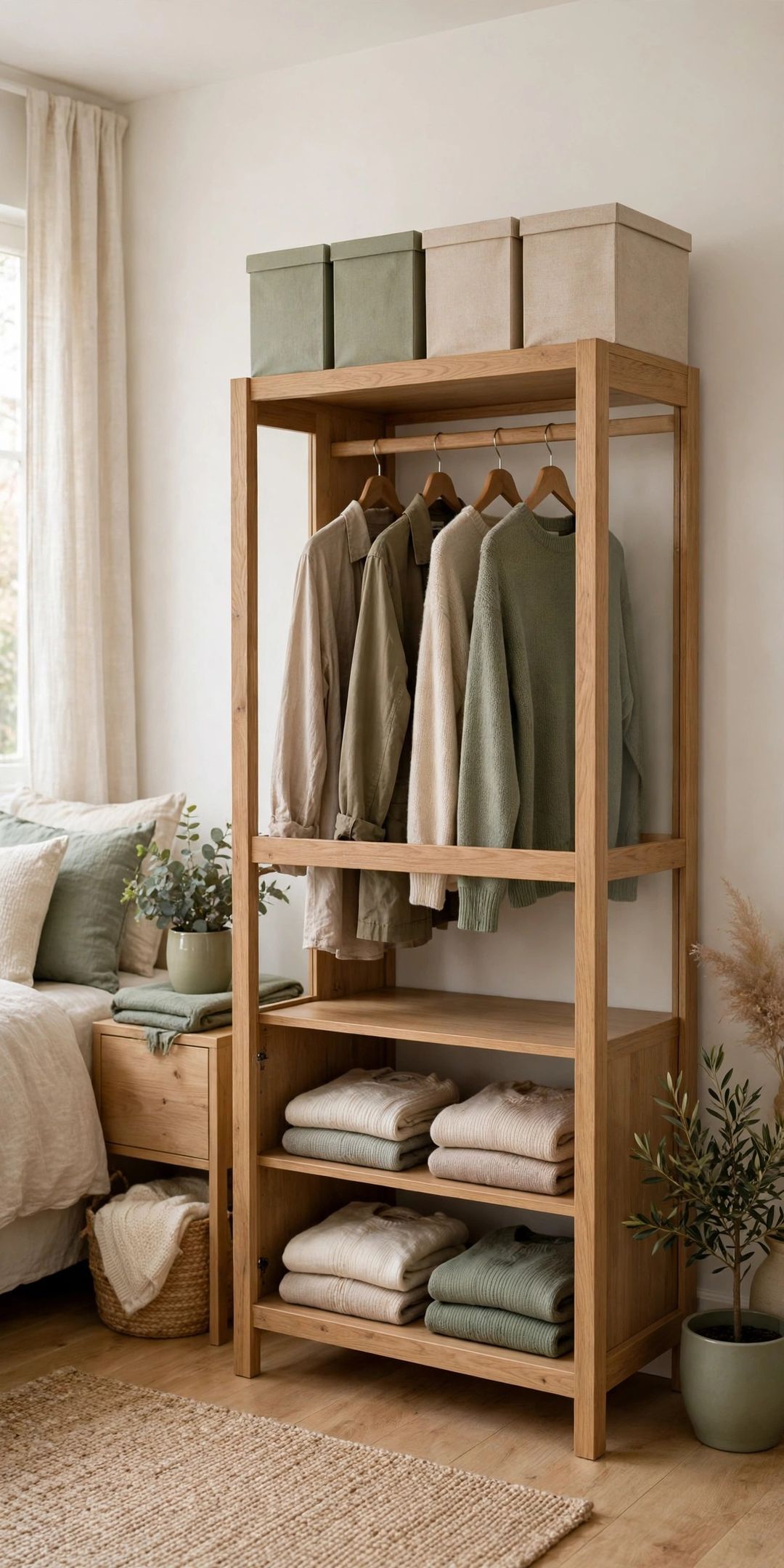 Freestanding Wardrobes That Work Like Built-Ins: 10 Setup Ideas