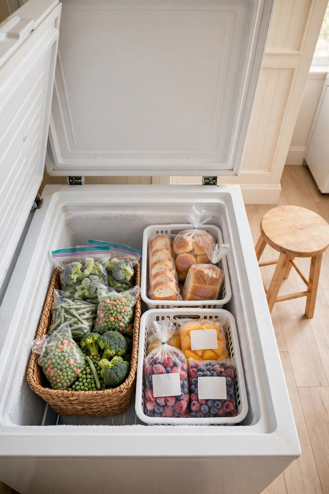 14 Freezer Organization Ideas for Freezers That Swallow Food