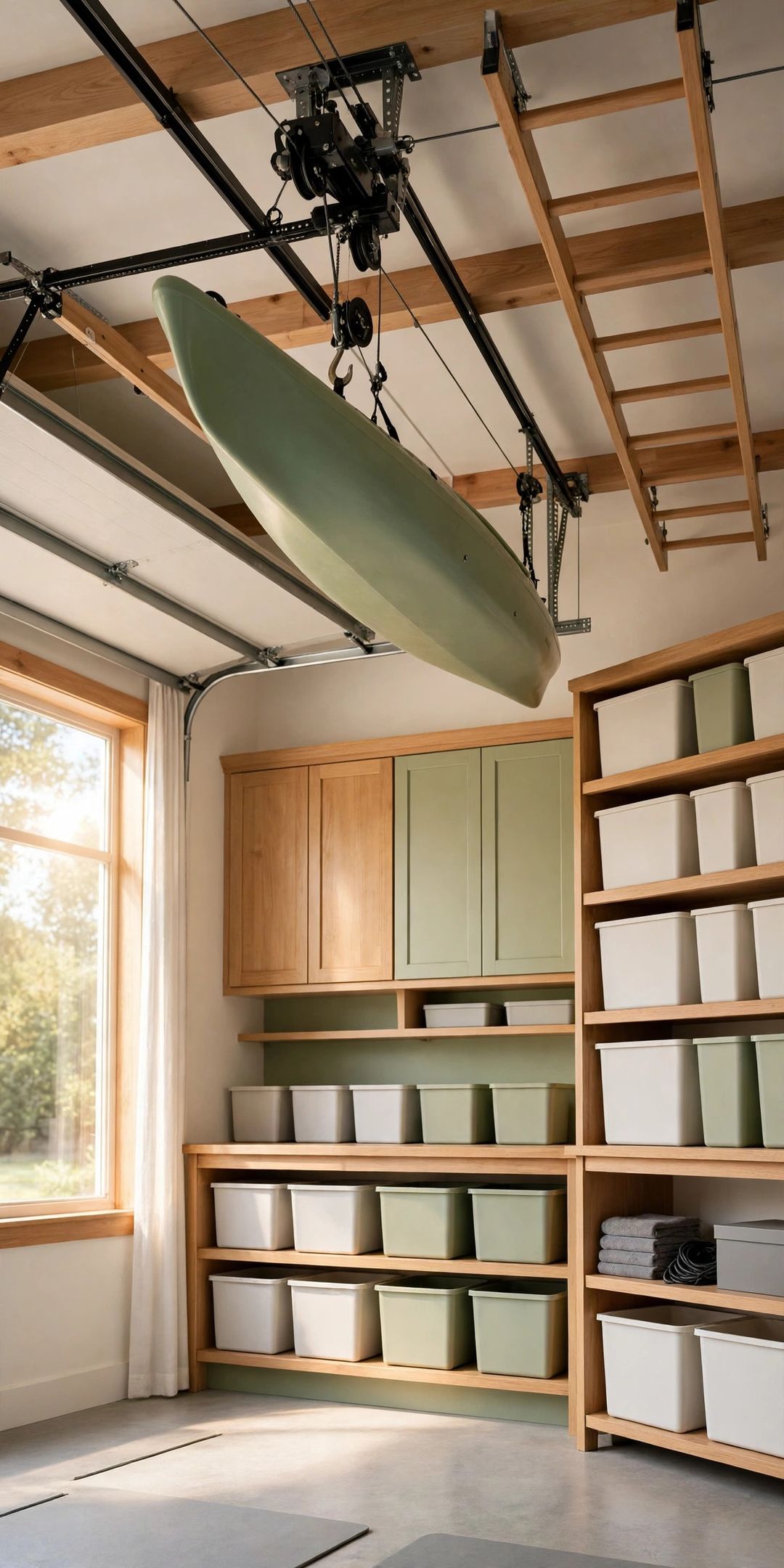 9 Garage Ceiling Storage Ideas for Seasonal Bins & Bulky Gear