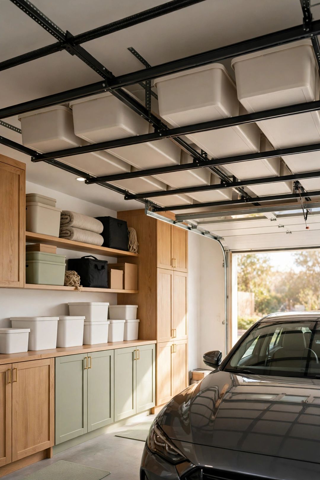 9 Garage Ceiling Storage Ideas for Seasonal Bins & Bulky Gear