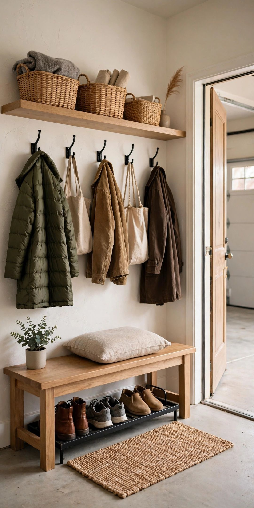Garage-Entry Drop Zone: 10 Ideas When Your Front Door Is the Garage