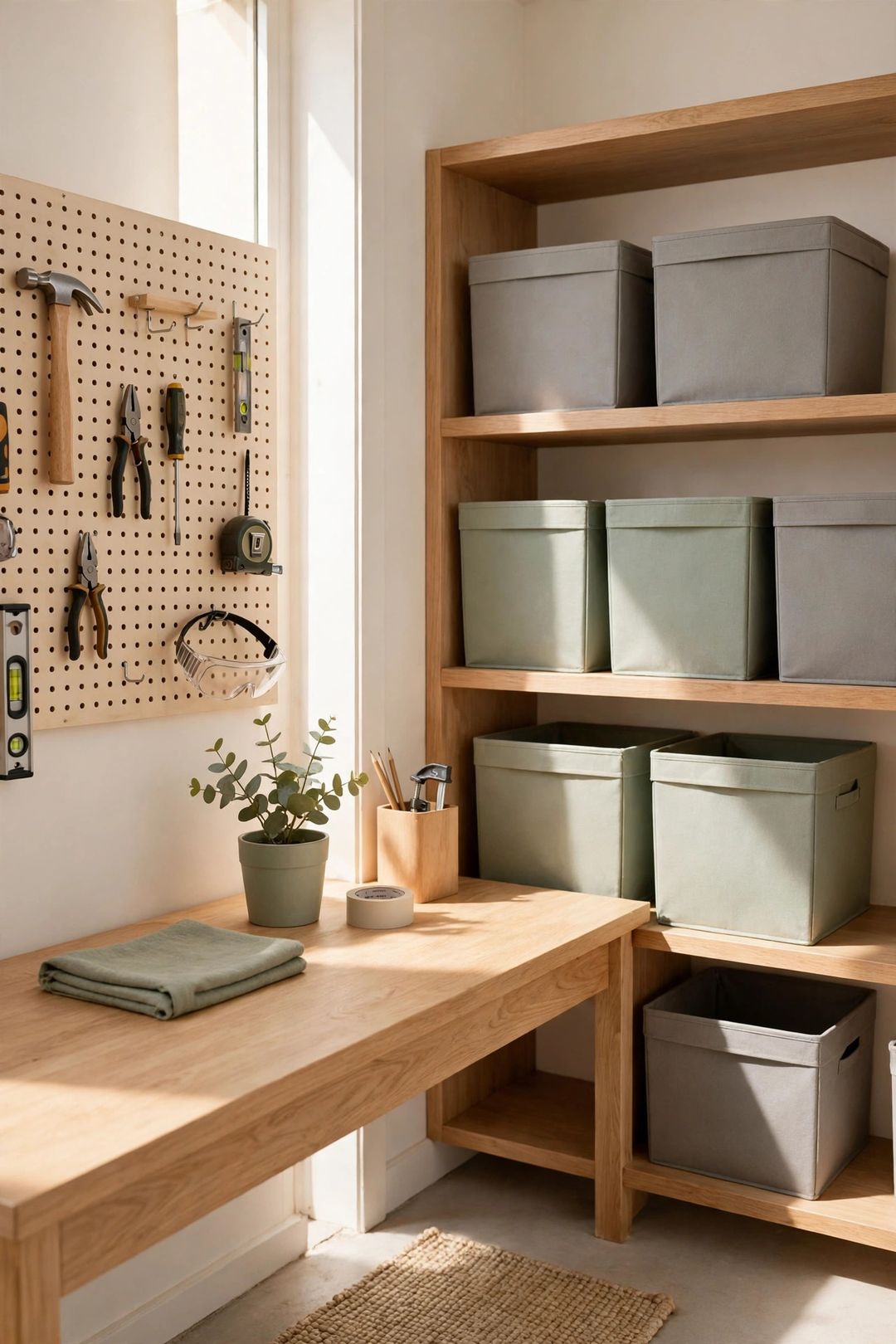 17 Garage Organization Ideas for One-Car Garages (Zones, Walls, Ceiling)