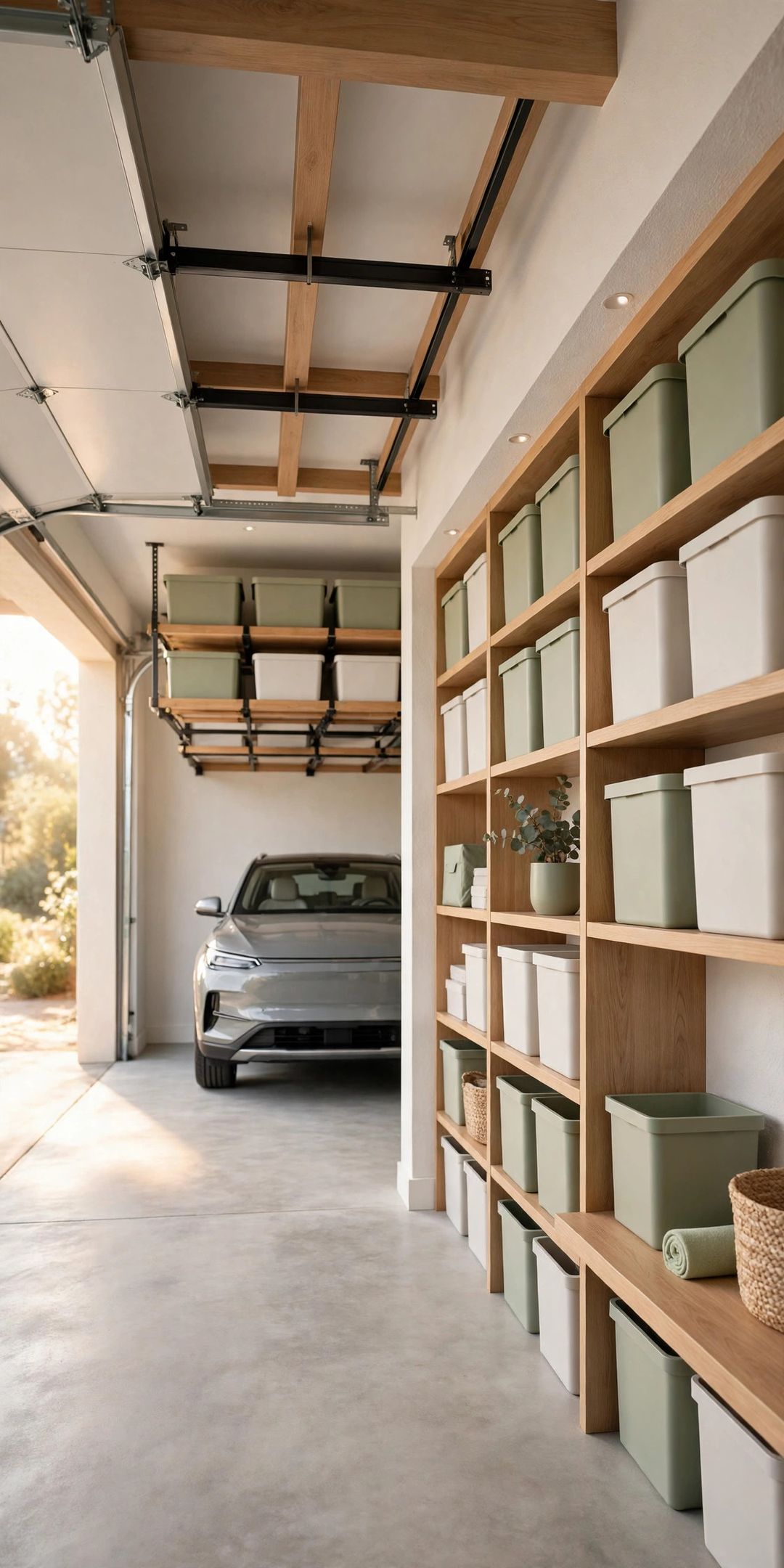 17 Garage Organization Ideas for One-Car Garages (Zones, Walls, Ceiling)
