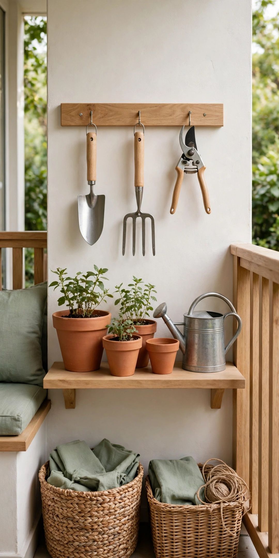 10 Garden Tool Storage Ideas for Balconies & Small Garages