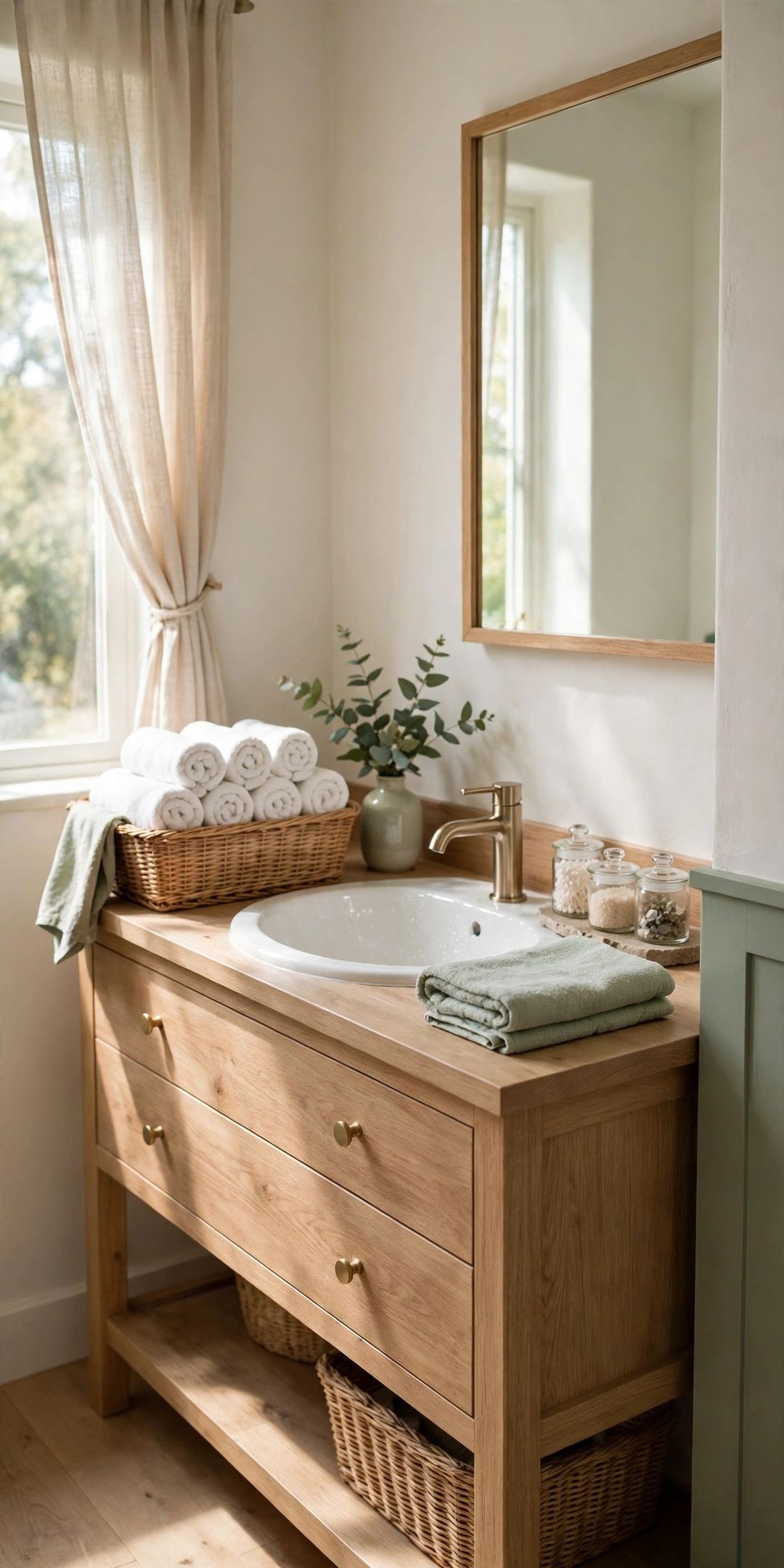 8 Guest Bathroom Basket Setups Your Guests Will Actually Find