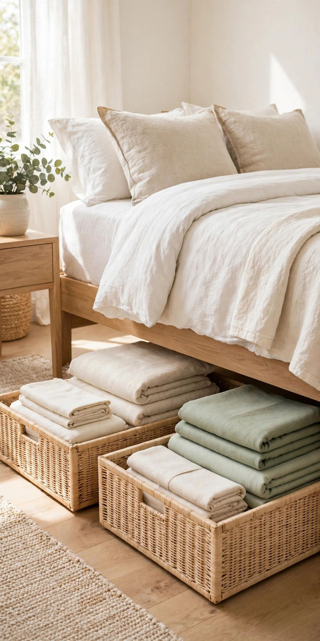 10 Ways to Store Guest Bedding When There's No Linen Closet