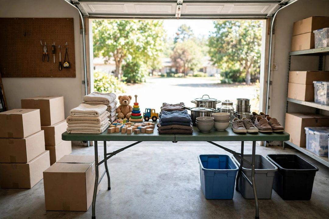 How to Declutter a Garage in One Day (The Driveway Sort Method)
