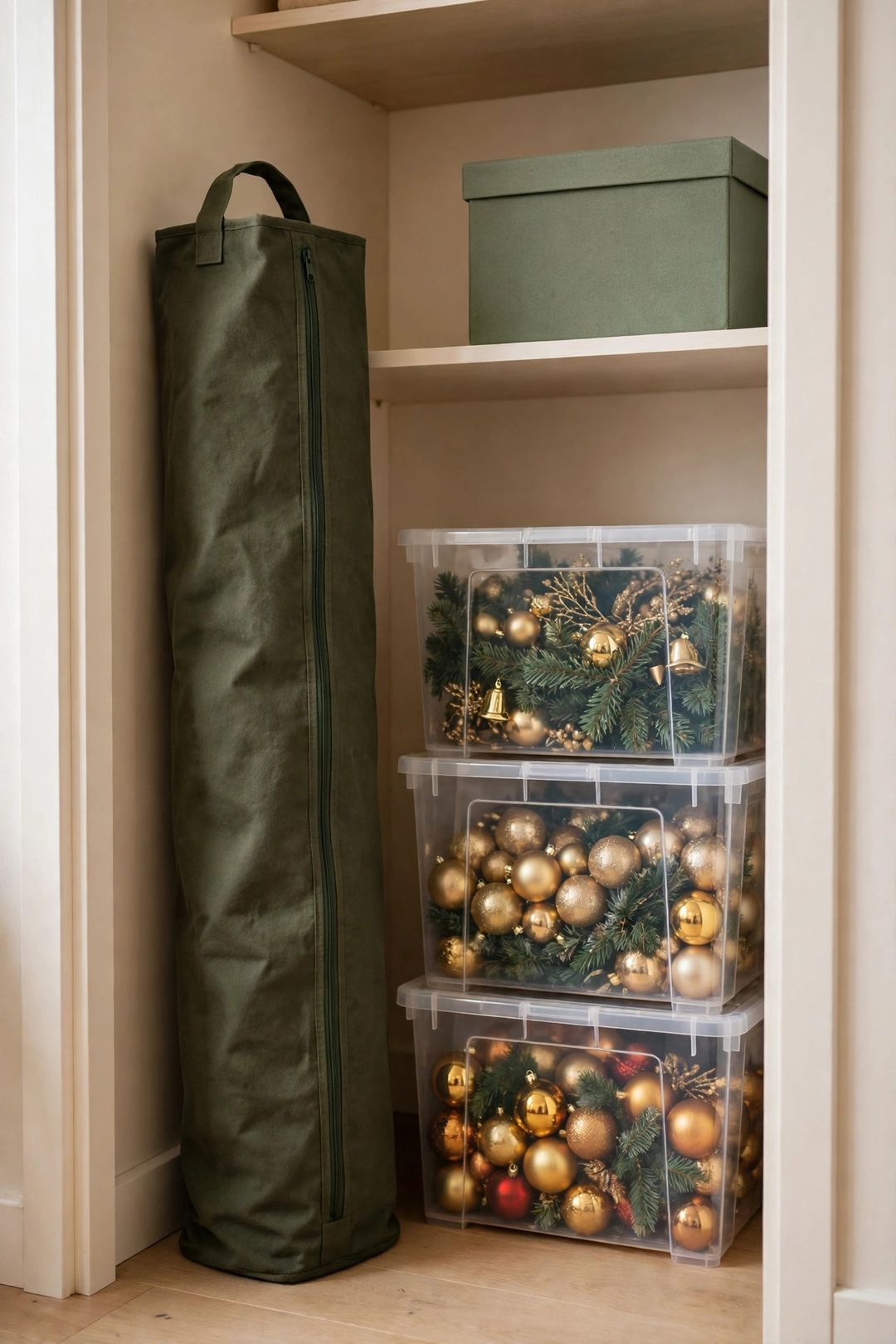 How to Store Christmas Decorations in a Small Space (The Complete Pack-Away System)