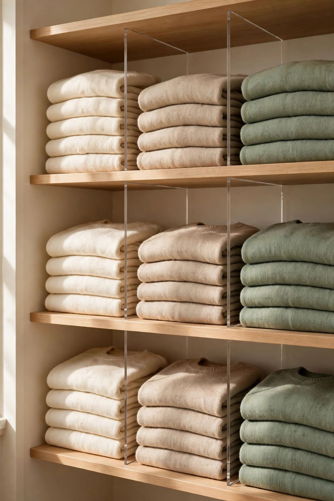 How to Store Sweaters Without Stretching Them: 11 Shelf & Bin Systems