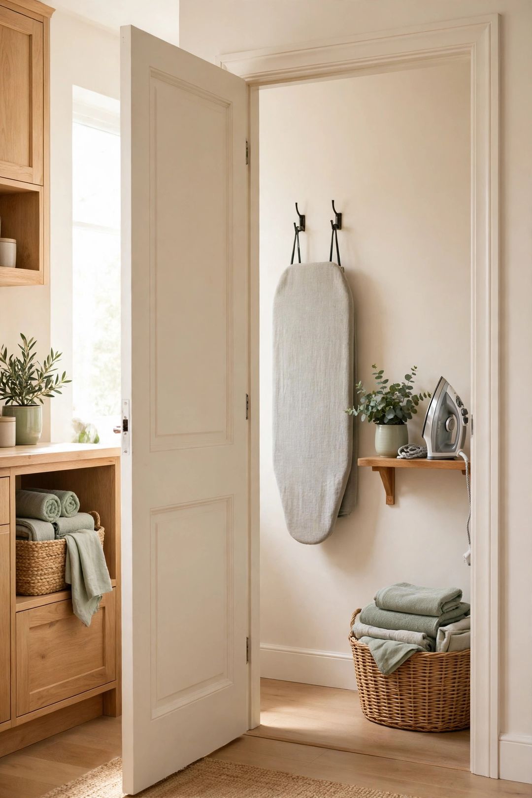9 Ironing Board Storage Ideas for Homes With No Utility Closet