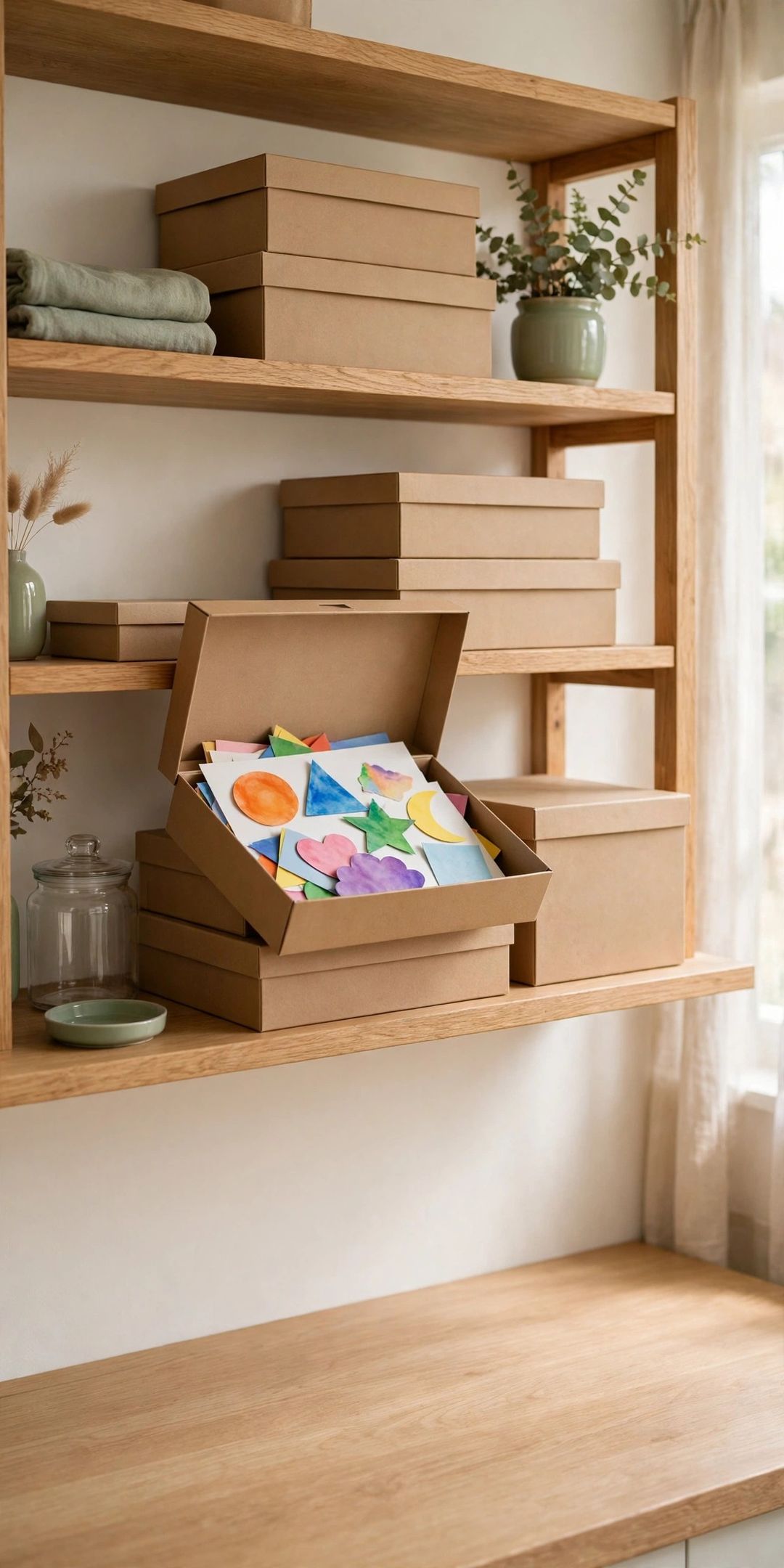 11 Ways to Store Kids' Art & Schoolwork Without the Guilt Pile
