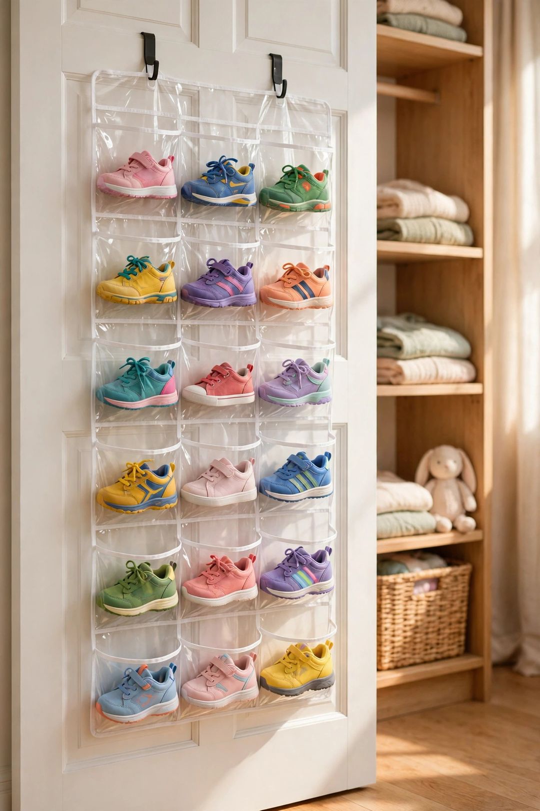 12 Kids' Shoe Storage Ideas That Survive the After-School Dump