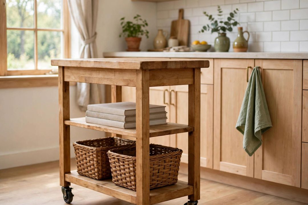 11 Kitchen Cart & Island Ideas That Add Storage Without a Remodel
