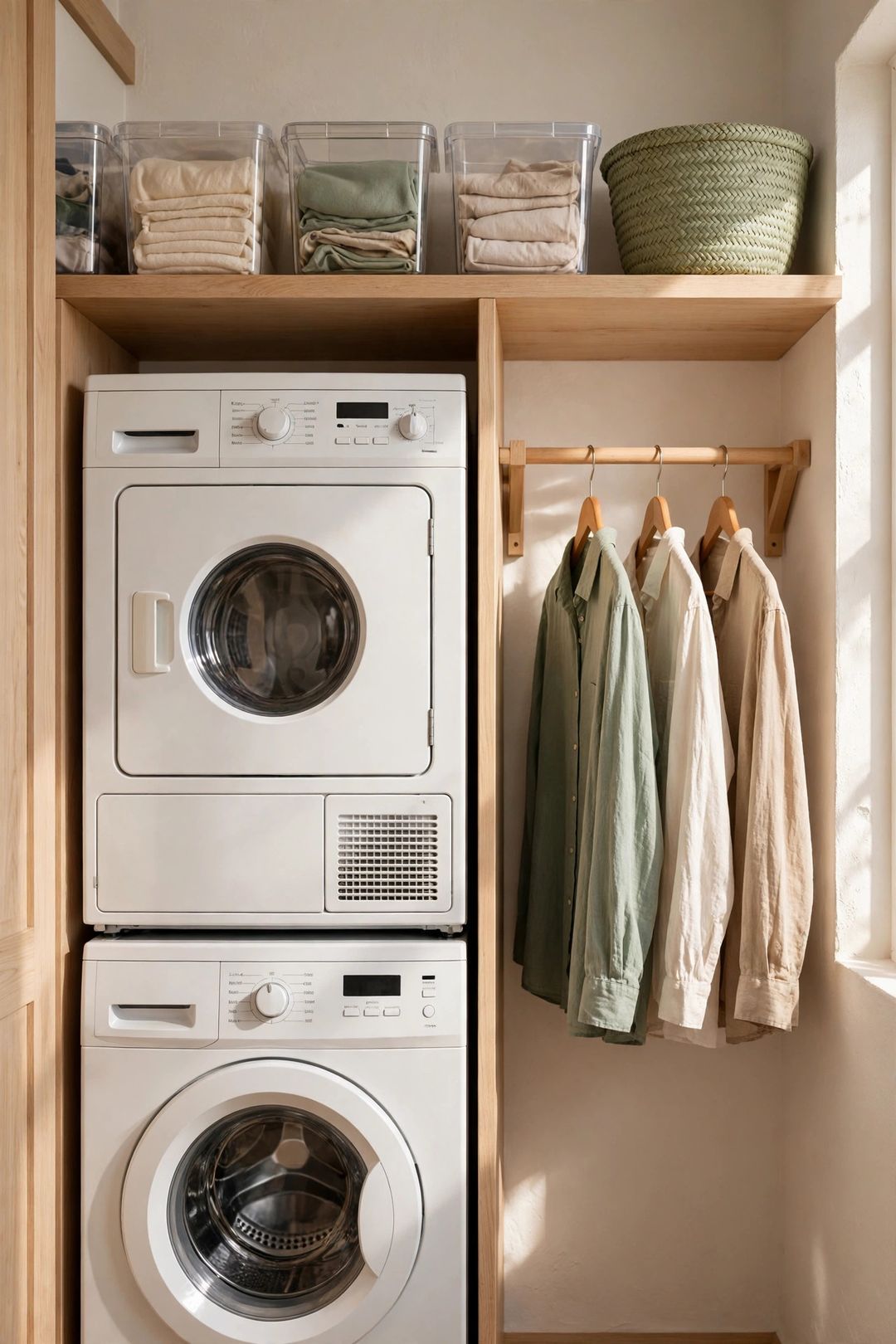 15 Laundry Room Ideas for When Your "Laundry Room" Is a Closet