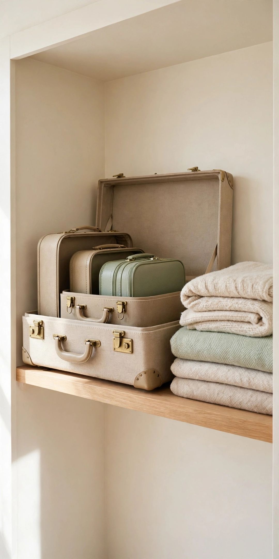 9 Luggage Storage Ideas: Inside It, Under the Bed & Above the Closet