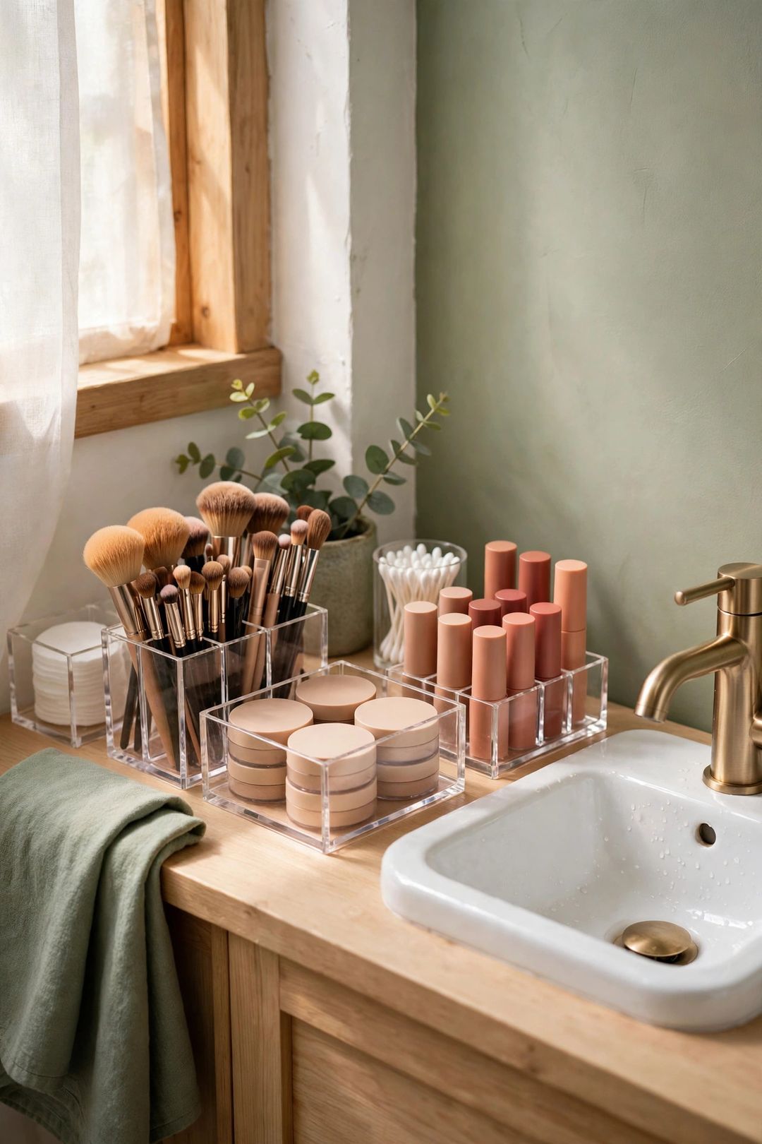 Makeup Organization for Tiny Bathrooms: 12 Drawer & Counter Ideas