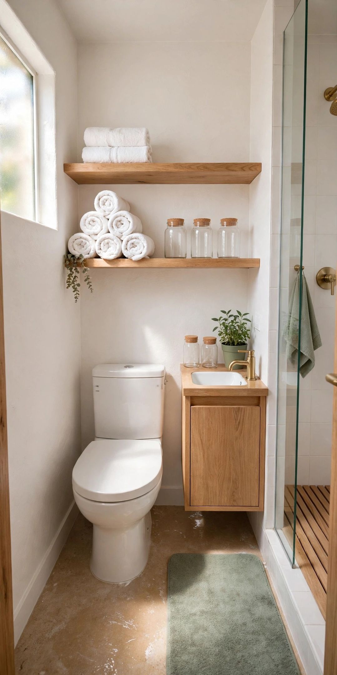 Wet-Bath & Micro Bathroom Storage: 9 Ideas Under 20 Square Feet