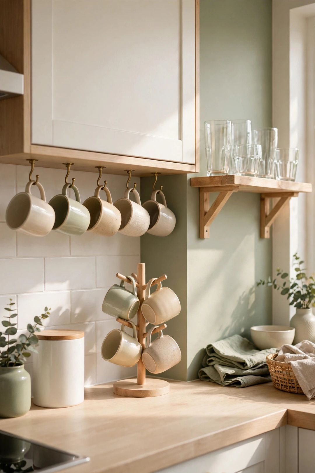 15 Mug, Glass & Dish Storage Ideas for Overflowing Cabinets