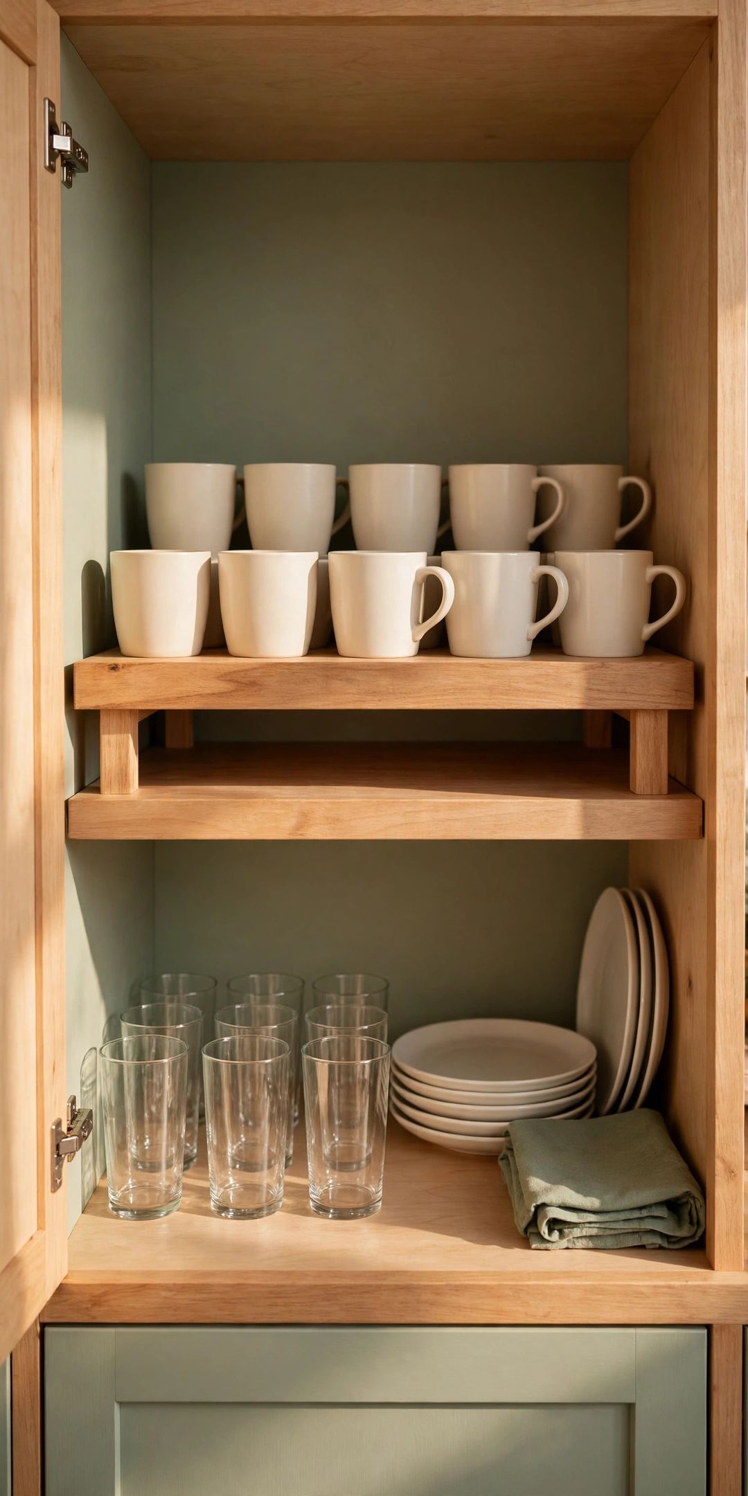 15 Mug, Glass & Dish Storage Ideas for Overflowing Cabinets