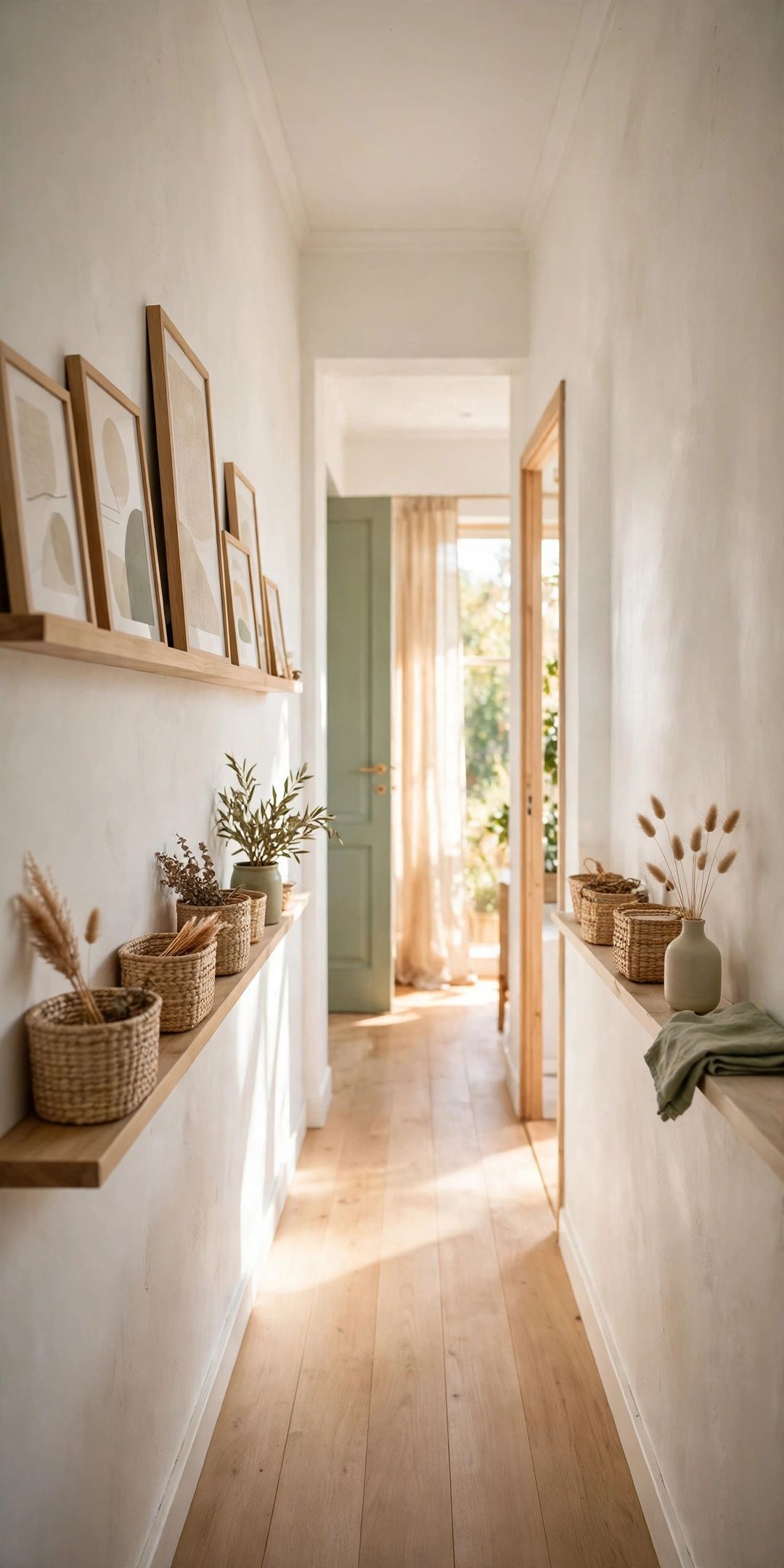 21 Narrow Hallway Storage Ideas That Don't Block the Walkway