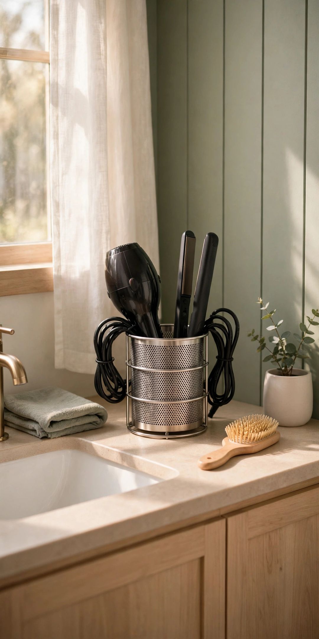 How to Organize Hair Tools Without the Cord Tangle