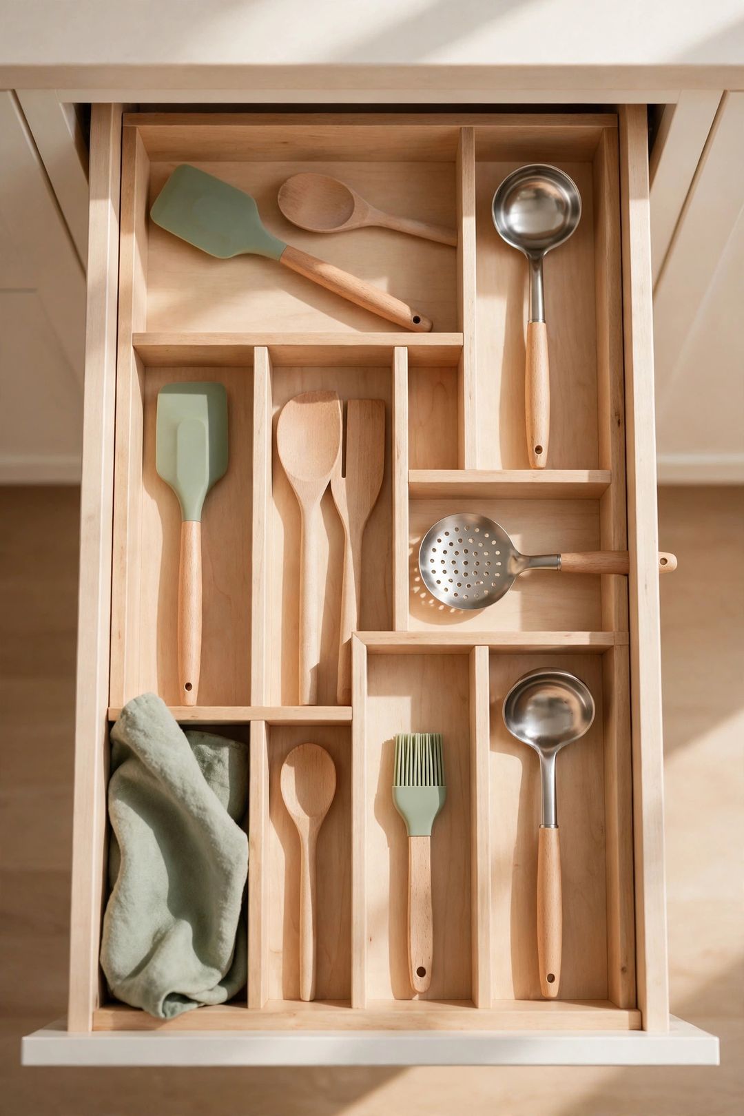 How to Organize Kitchen Drawers So the Junk Drawer Retires