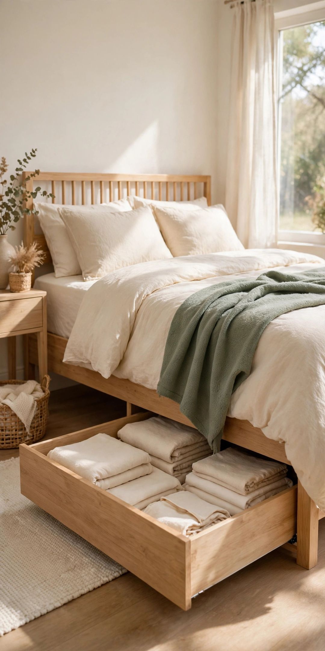 12 Ottoman, Bench & Bed Storage Ideas That Hide Everything
