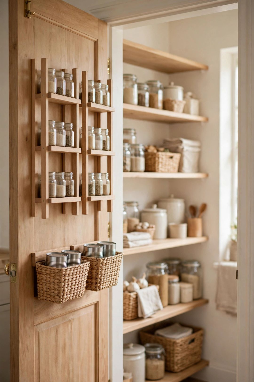 13 Pantry Door Storage Ideas That Add a Whole Extra Shelf