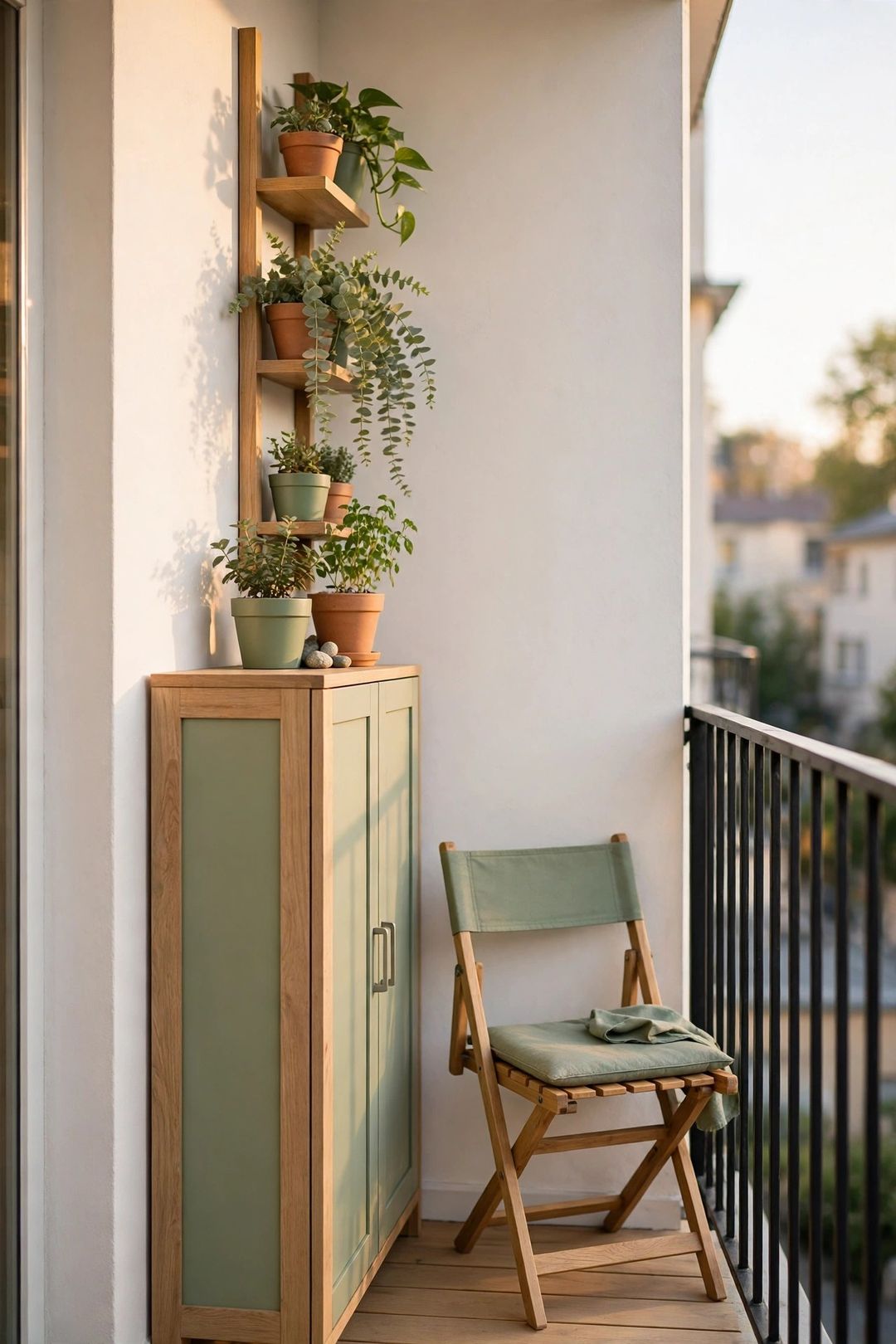 13 Small Balcony & Patio Storage Ideas (Weatherproof Included)