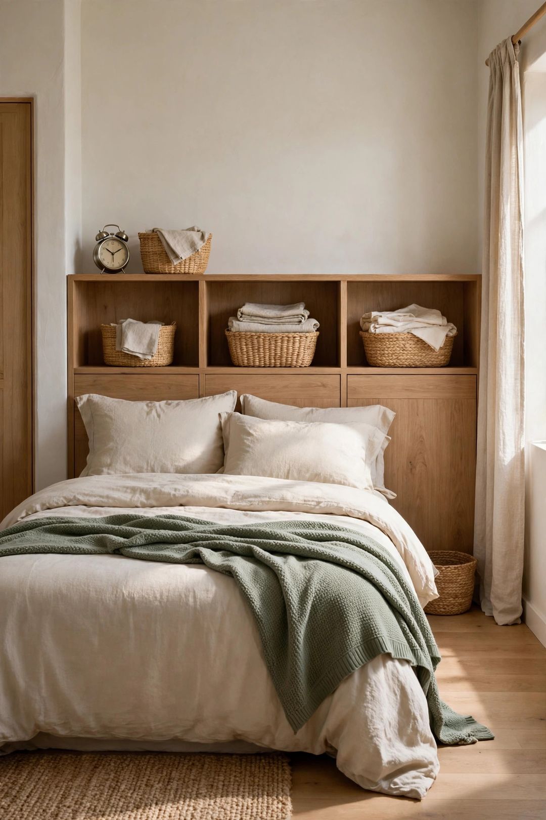 19 Small Bedroom Organization Ideas (Nightstands, Beds & the Wall Behind the Bed)