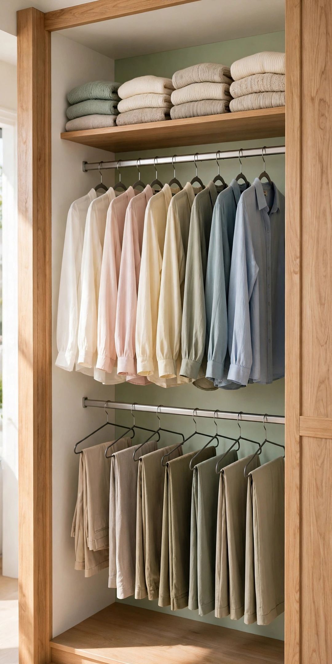 19 Small Closet Ideas That Double Your Hanging Space