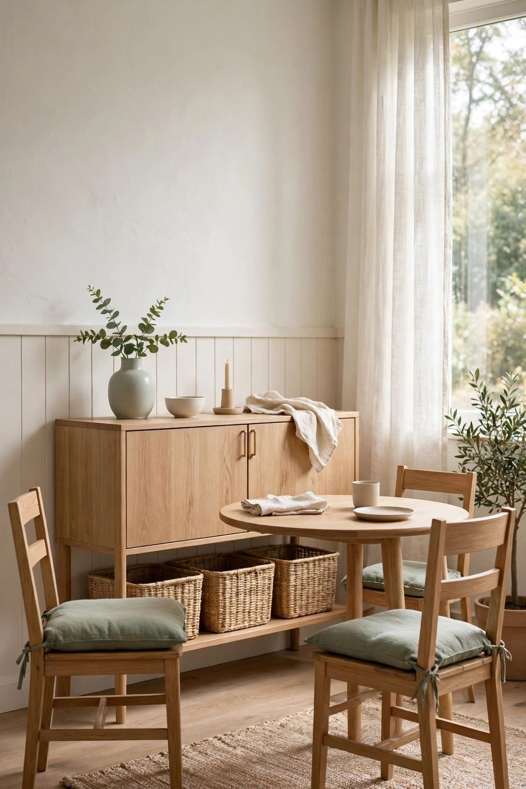 12 Small Dining Area Storage Ideas: Buffets, Benches & Wall Rails